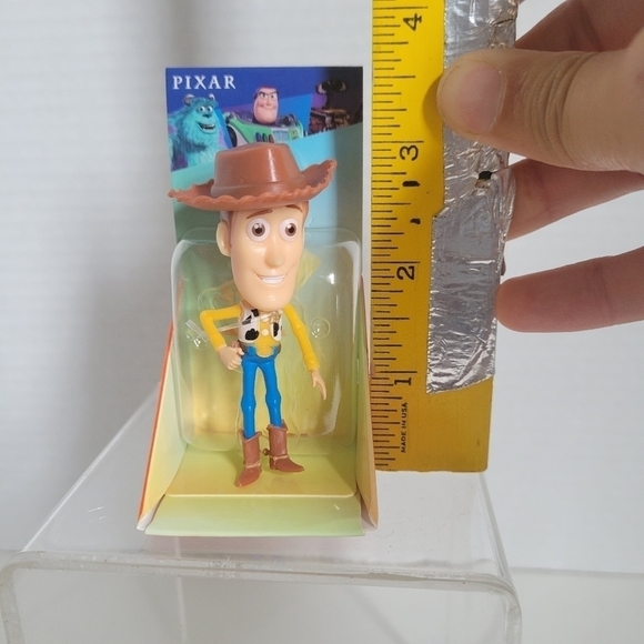 Pixar Mini BUZZ LIGHTYEAR /WOODY Vinyl Figure *NEW* 2.5" 2024 Disney Toy Story - Picture 3 of 7